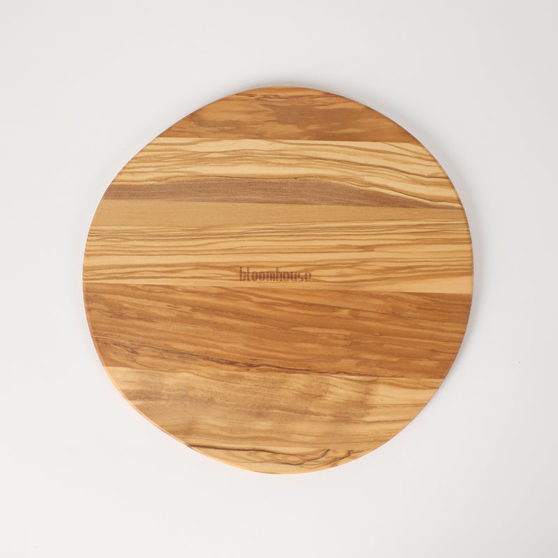 Bloomhouse 13" Preseason Plus Cast Iron Everday Pan w/ Wooden Trivet - Preseasoned Plus - GBX w/ RM