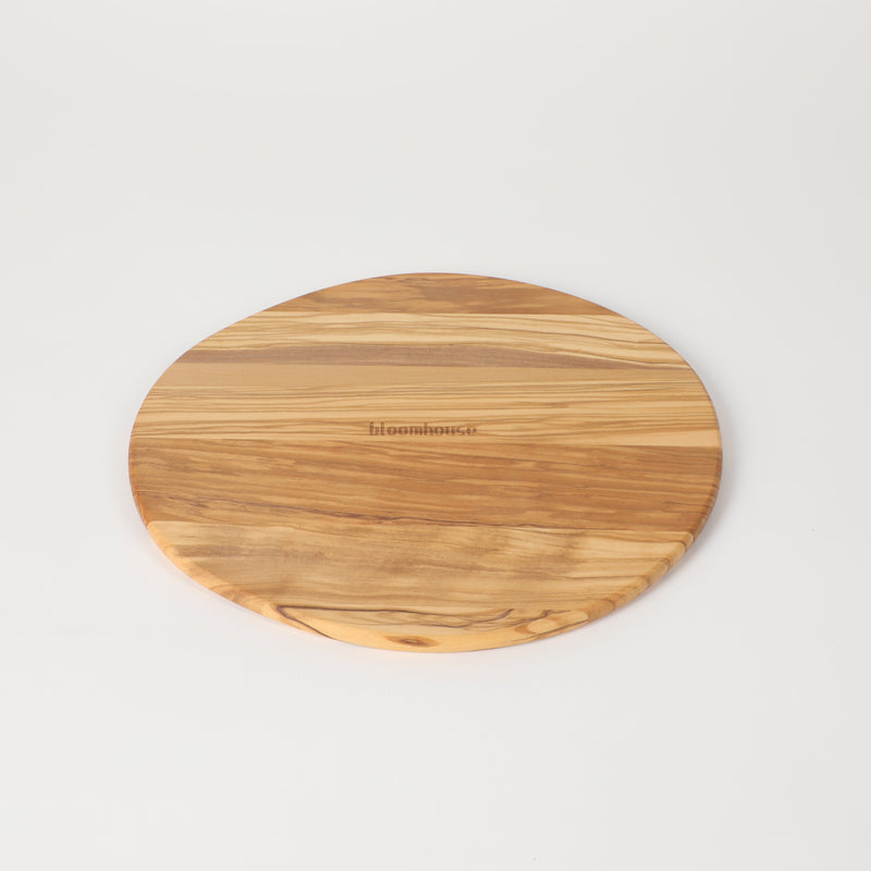 Bloomhouse 13" Preseason Plus Cast Iron Everday Pan w/ Wooden Trivet - Preseasoned Plus - GBX w/ RM