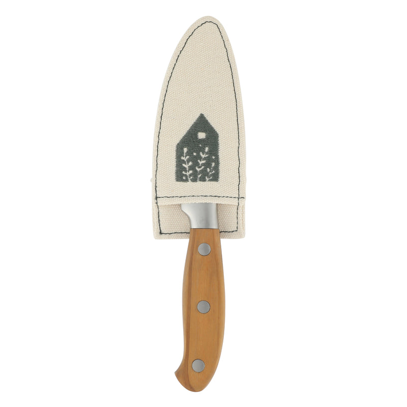 Bloomhouse 3.5" German Steel Paring Knife - Olive Wood Forged Handle - Stainless Steel - Gift Box w/ Remailer