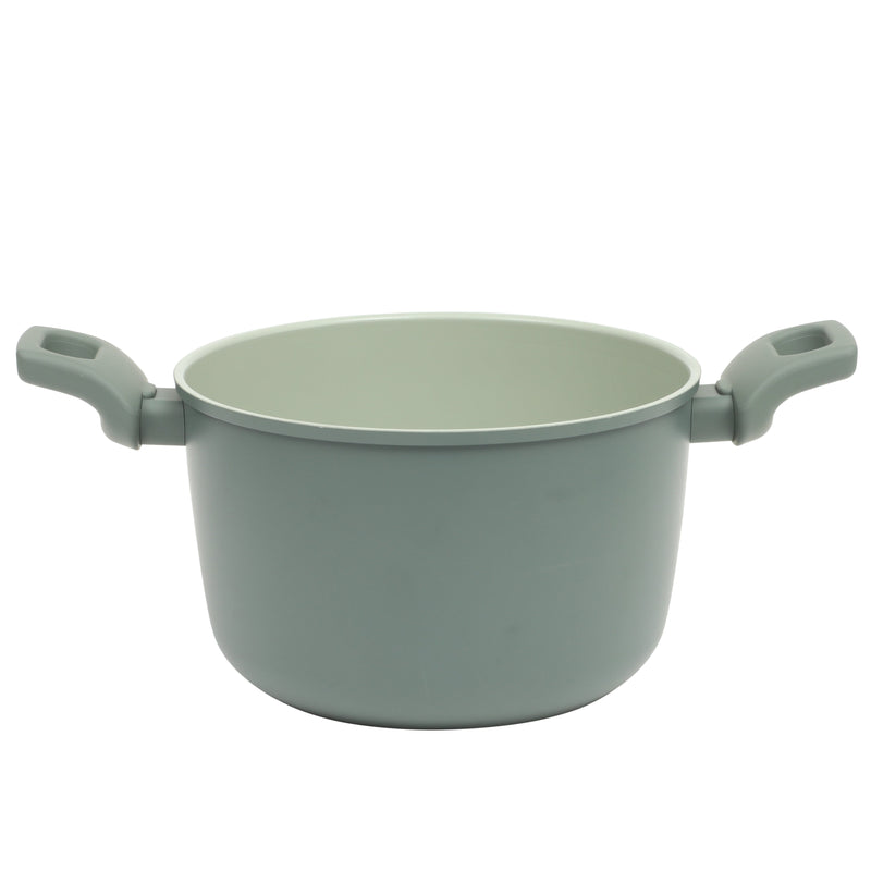 Gibson Home Barnsdall 10pc Aluminum Cookware Set w/ Kitchen Tools & Glass Lid - Grey Ceramic Nonstick Interior - Soft Touch Handle - Gift Box w/ Remailer