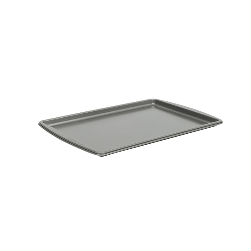 Gibson Home Love To Bake 3pc Carbon Steel Jelly Roll Pan Set - Grey - 2 Layer Nonstick - Color Label & Shrink Wrap