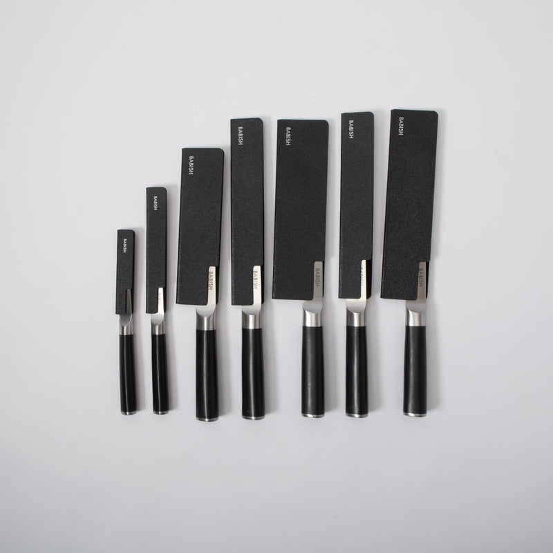 Babish 14pc Stainless Steel Cutlery Set w/ Sheaths - ABS Handle - Remailer