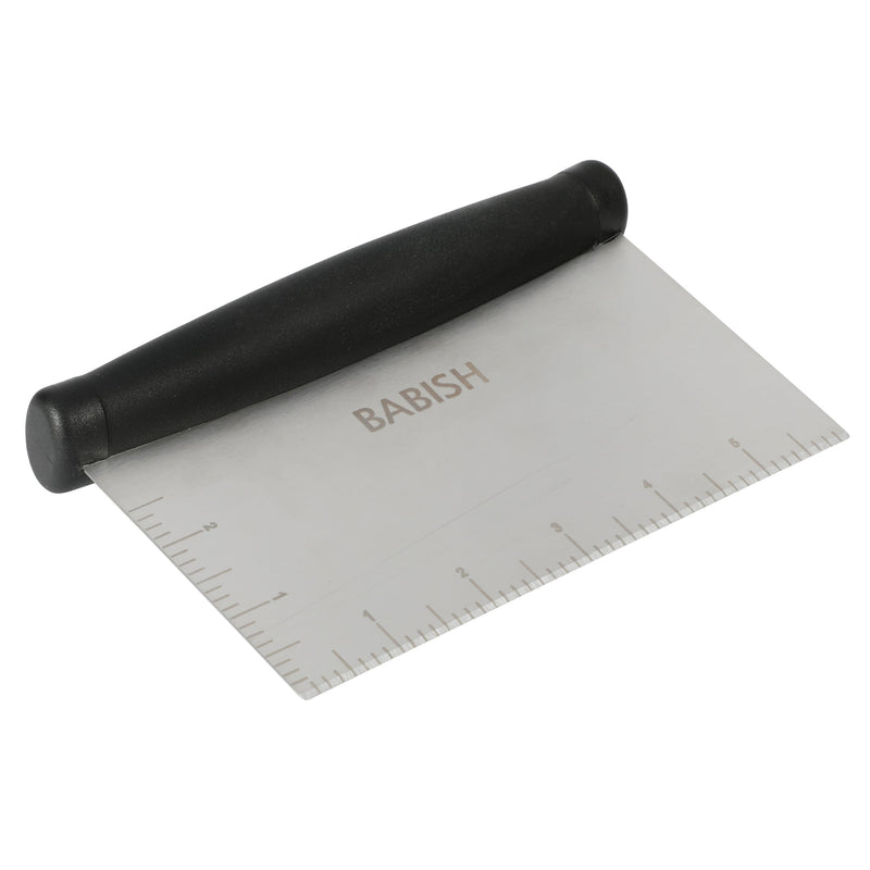 Babish 6" x 3" Bench Scraper - Stainless Steel - Gift Box w/ Remailer