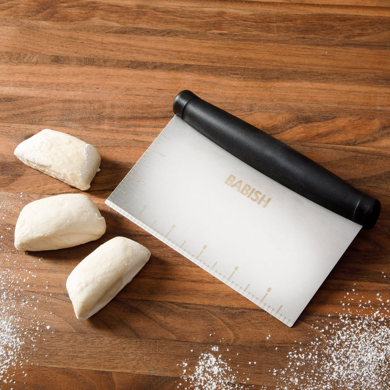 Babish 6" x 3" Bench Scraper - Stainless Steel - Gift Box w/ Remailer