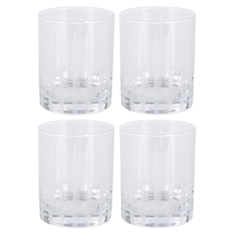 Babish 4pc 13.7oz Glass DOF - Gift Box w/ Factory Remailer