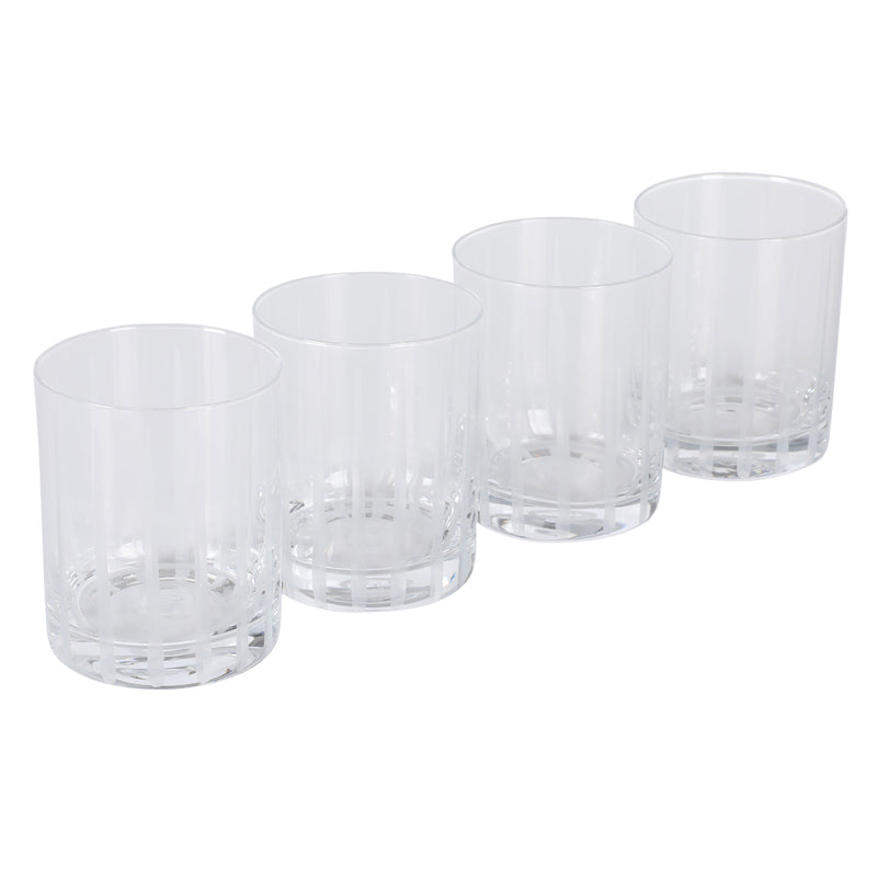 Babish 4pc 13.7oz Glass DOF - Gift Box w/ Factory Remailer