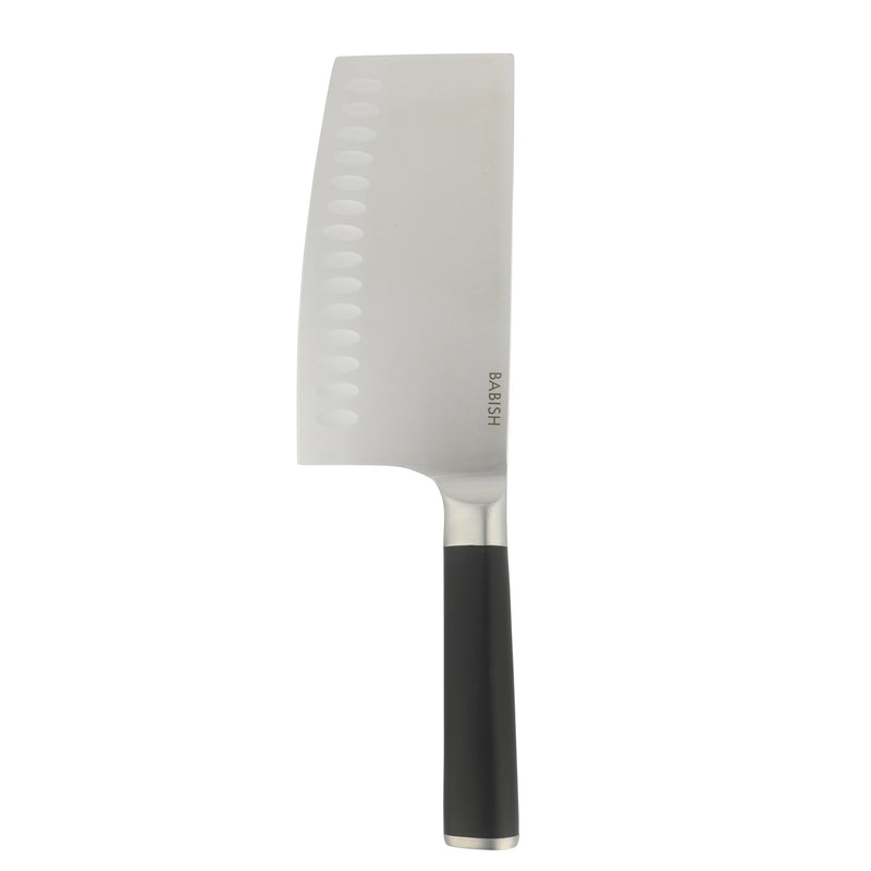 Babish 6.5" German Steel Cleaver - Stainless Steel - Gift Box w/ Remailer