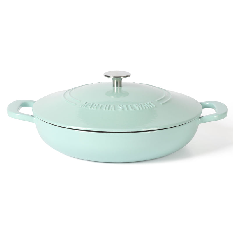 Martha Stewart Gatwick 3.5 qt Enameled Cast Iron Braiser w/ Lid - Color Sleeve w/ RM