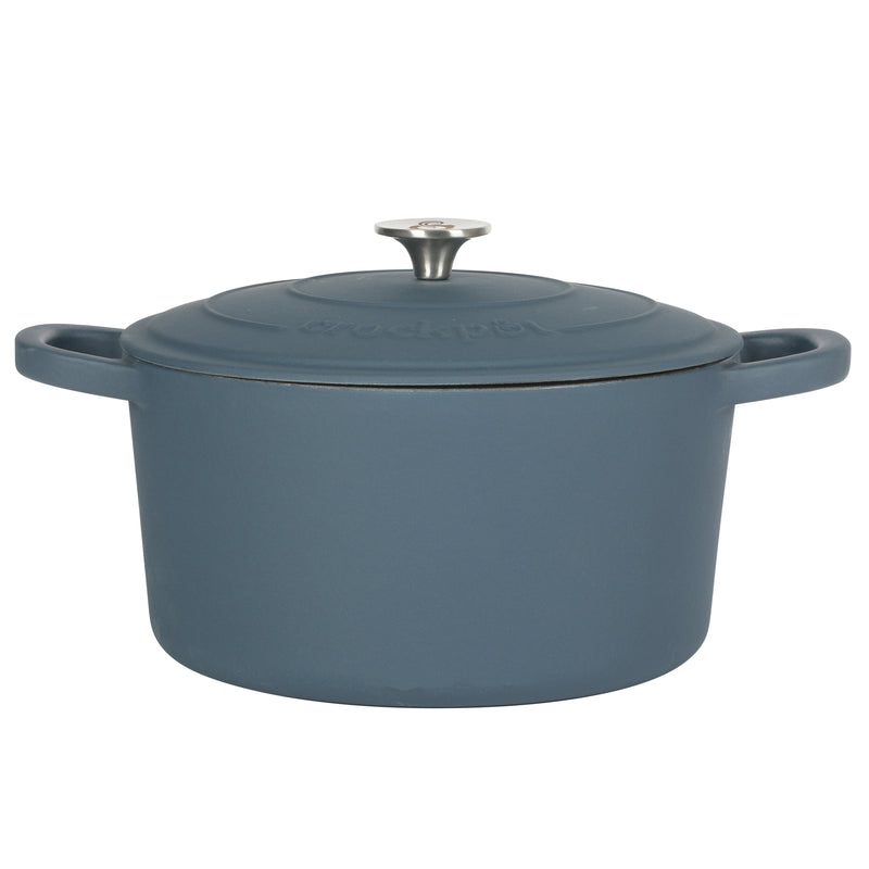 Crock-Pot Artisan 5qt Enamel Cast Iron Dutch Oven w/ Lid - Round - Gift Box w/ Remailer
