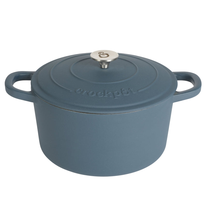 Crock-Pot Artisan 5qt Enamel Cast Iron Dutch Oven w/ Lid - Round - Gift Box w/ Remailer