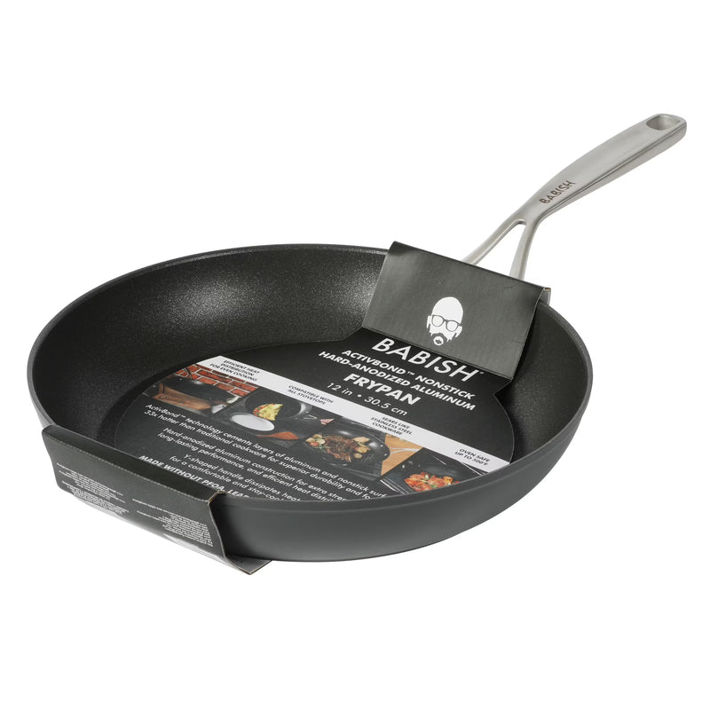 Babish 12" Hard Anodized Aluminum Skillet Pan - Nonstick Int - O/S - Color Sleeve