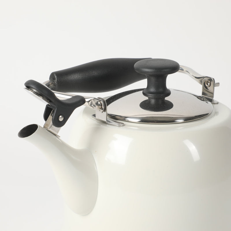 Martha Stewart Everyday Lily Pond 2.2qt Stainless Steel Tea Kettle w/ Lid - Nylon Handle - Encapsulated Base - Color Sleeve
