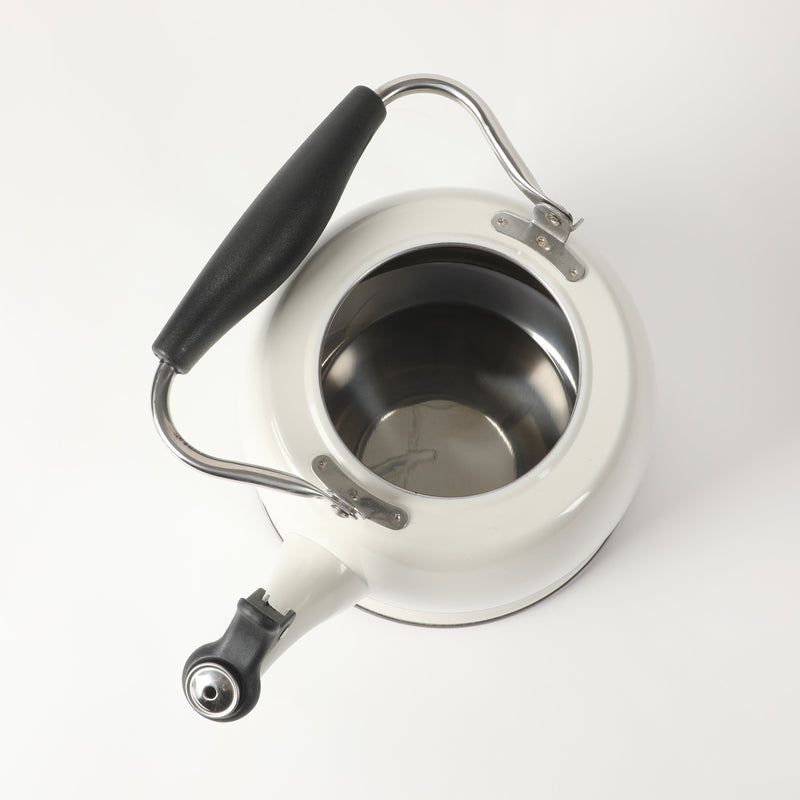 Martha Stewart Everyday Lily Pond 2.2qt Stainless Steel Tea Kettle w/ Lid - Nylon Handle - Encapsulated Base - Color Sleeve