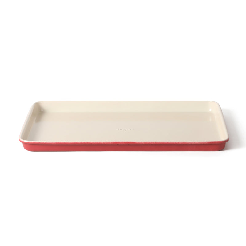 Martha Stewart Gallen 15" x 10" Non-Stick Carbon Steel Cookie Sheet - Color Sleeve (Holiday Package)