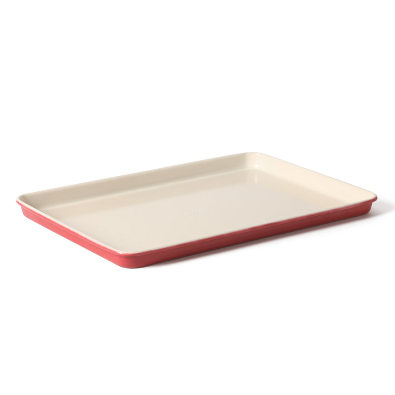 Martha Stewart Gallen 15" x 10" Non-Stick Carbon Steel Cookie Sheet - Color Sleeve (Holiday Package)