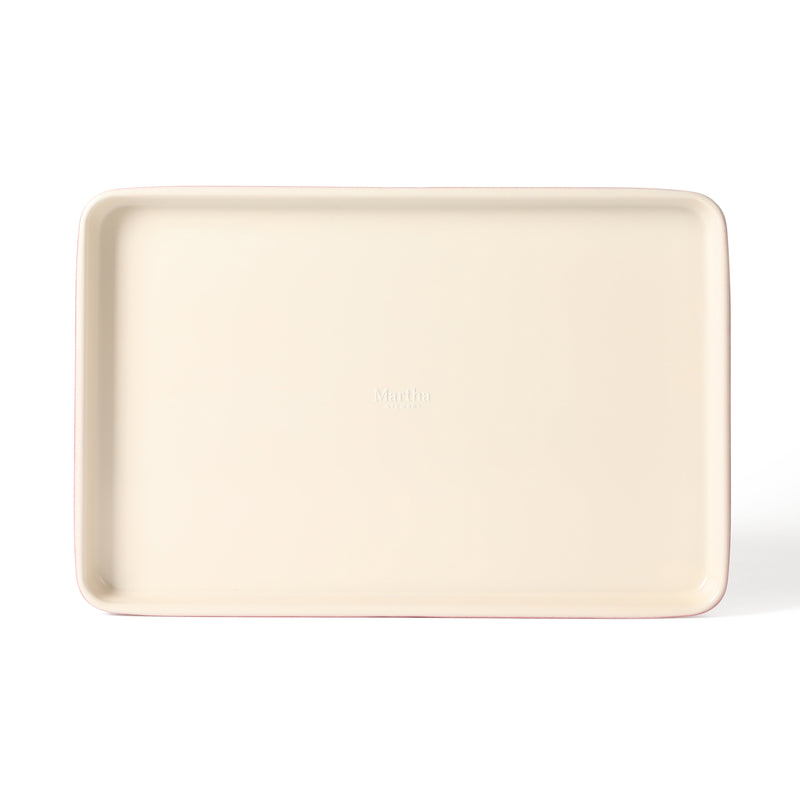 Martha Stewart Gallen 15" x 10" Non-Stick Carbon Steel Cookie Sheet - Color Sleeve (Holiday Package)