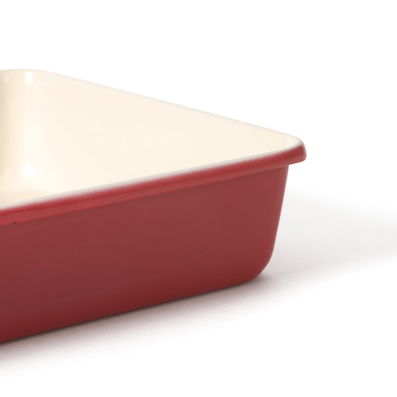 Martha Stewart Gallen 13" x 9" Non-Stick Carbon Steel Baking Pan - Color Sleeve (Holiday Package)
