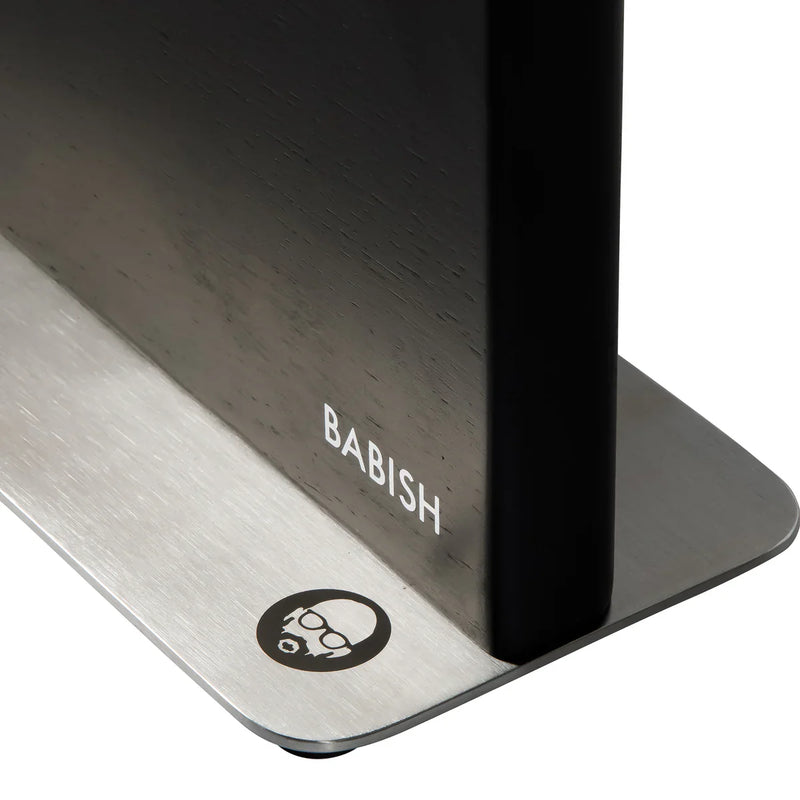 Babish 5pc German Steel Cutlery Set w/ Magnetic Block - Stainless Steel - Gift Box w/ Remailer