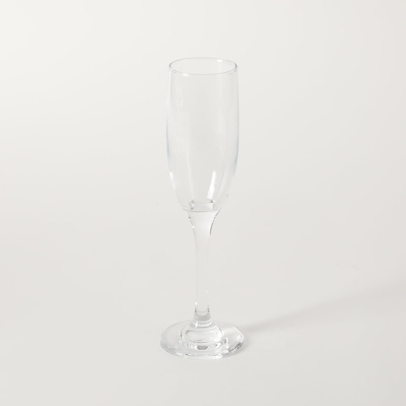 Gibson Home Belinni 4pc 6 oz Flute Stemware Set - Clear - Glass - Open Window GBX