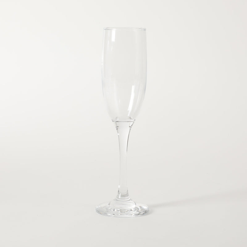 Gibson Home Belinni 4pc 6 oz Flute Stemware Set - Clear - Glass - Open Window GBX