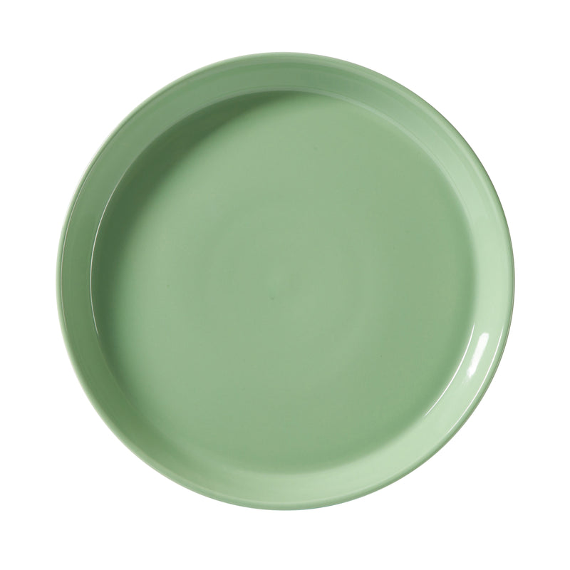 Martha Stewart Everyday Faretta 12pc Dinnerware Set - Round - Solid Color: Sage - Fine Ceramic - GBX w/ RM