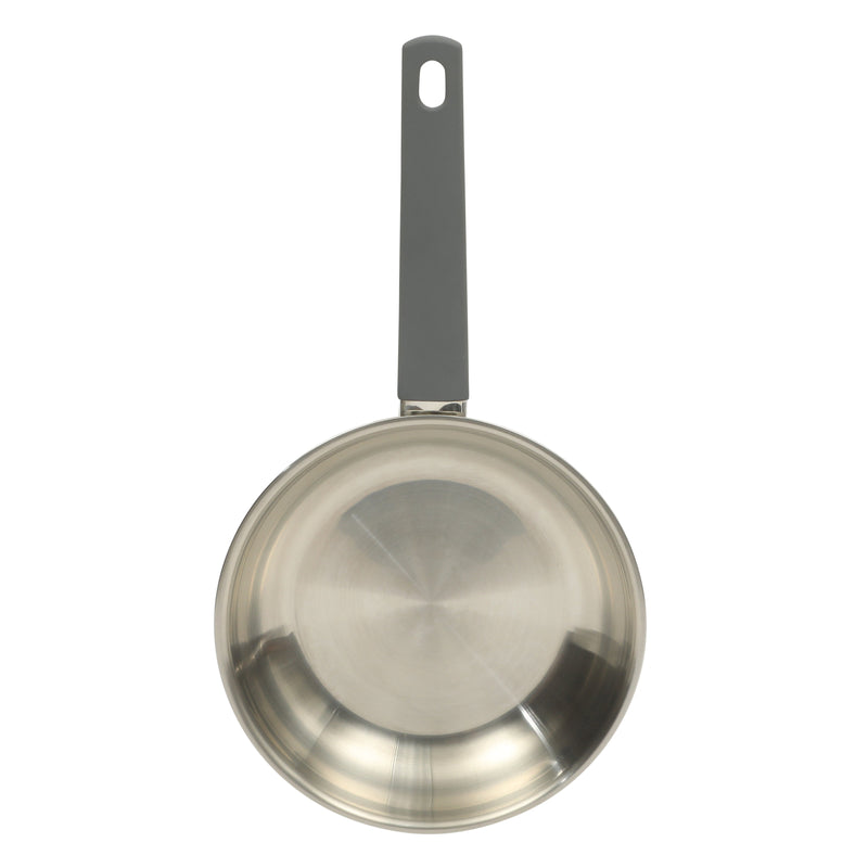 Oster Beauford 8" Stainless Steel Frying Pan - Soft Touch Handle - 5Ply Base - Color Sleeve