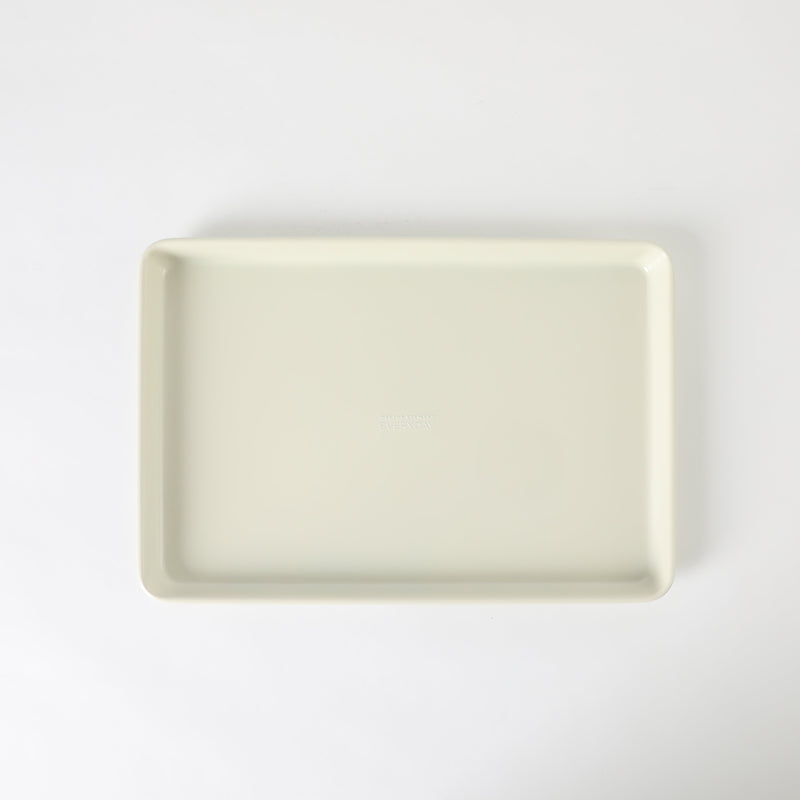 Martha Stewart Everyday 13" x 9" Color Bake Carbon Steel Cookie Sheet - Linen Exterior & Off White Nonstick Interior - Color Label