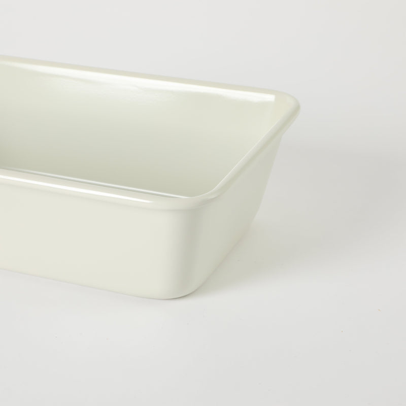 Martha Stewart Everyday Color Bake 9'' x 5" Carbon Steel Loaf Pan - Linen - Off White Nonstick Interior - Color Label