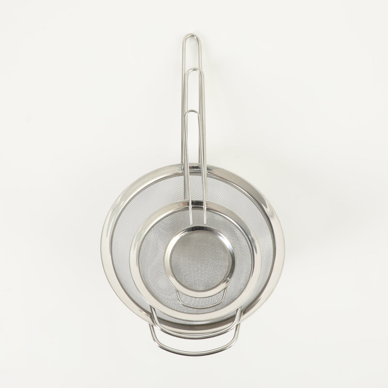 Oster Baldwyn 3pc Stainless Steel Mesh Strainer - Tie Card