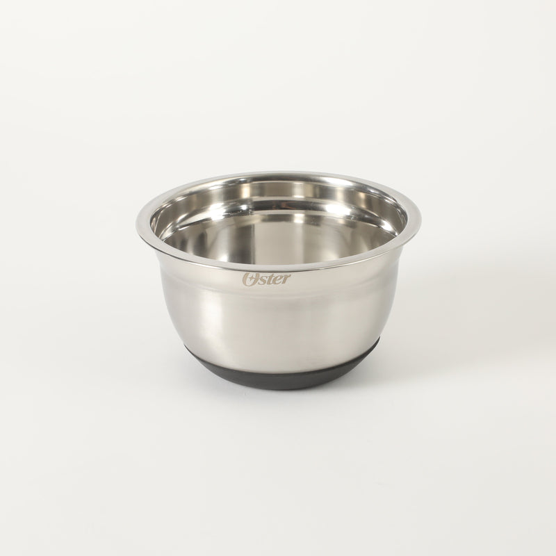 Oster Oswalt 3pc Stainless Steel Mixing Bowl Set w/ Black Antiskid Base - GBX