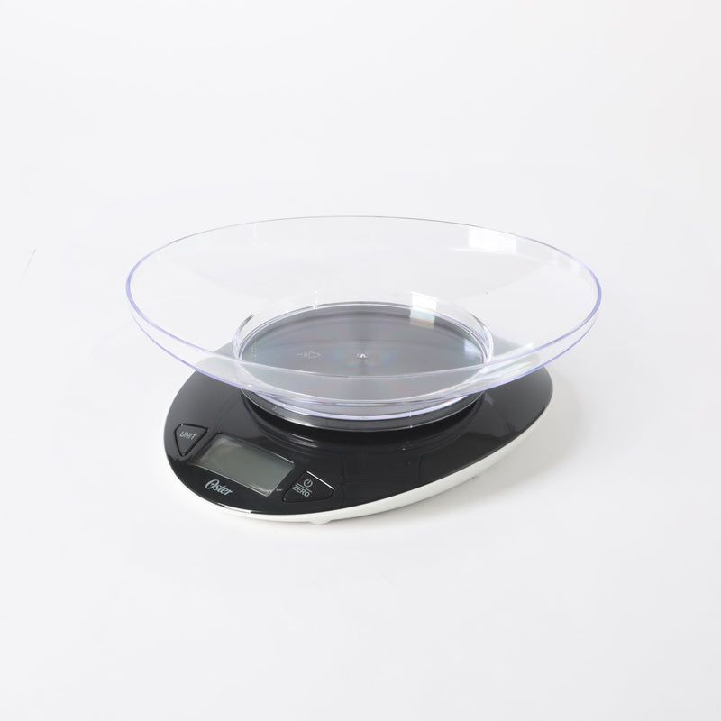 Oster Lydell Electronic Kitchen Scale w/ Transparent Bowl - Auto Zero - Gift Box