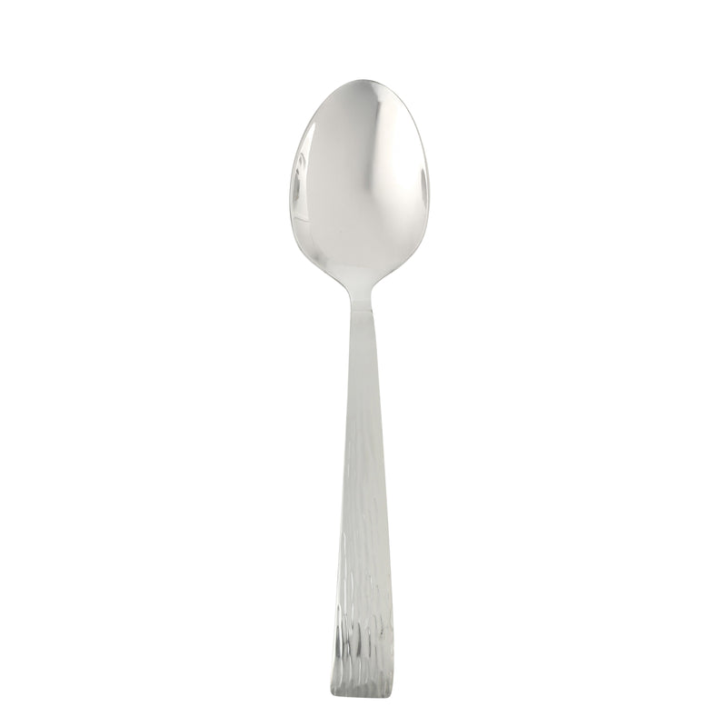 Gibson Home Cowper 20pc Flatware Set - Silver - Polished Hammered - Stainless Steel - Open Window Gift Box