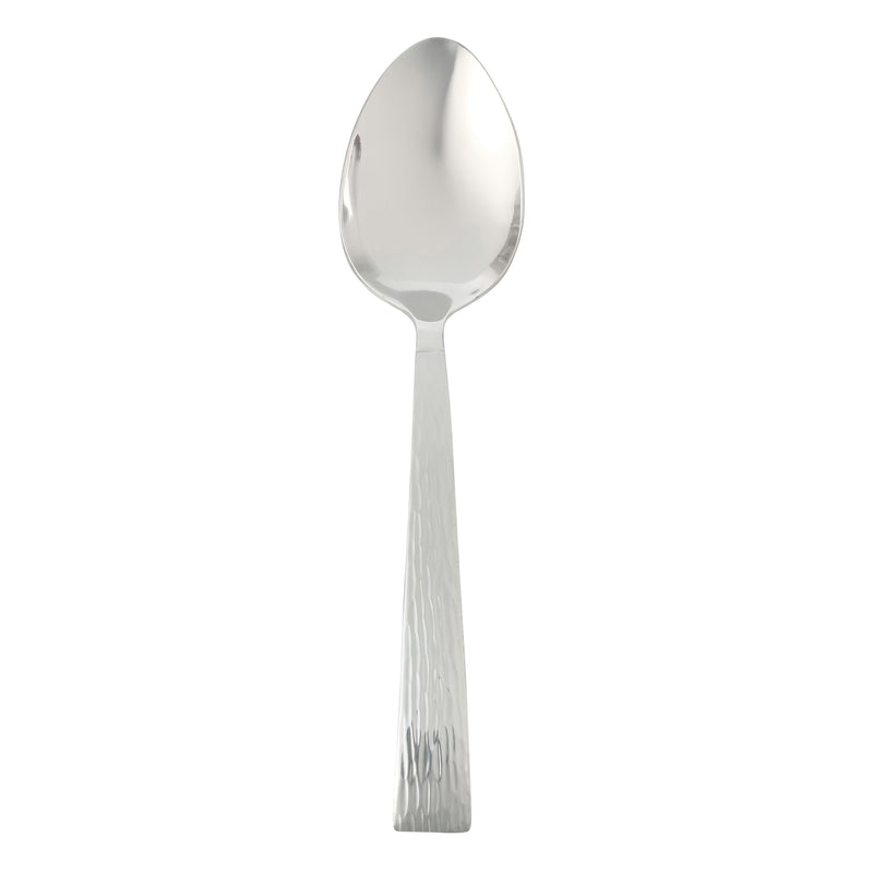 Gibson Home Cowper 20pc Flatware Set - Silver - Polished Hammered - Stainless Steel - Open Window Gift Box