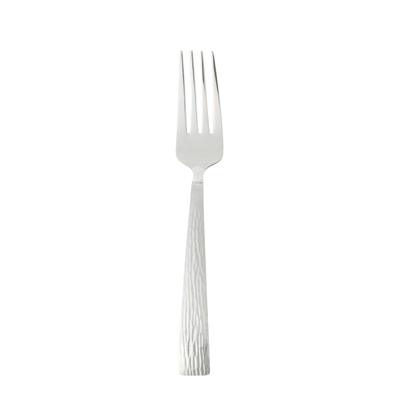 Gibson Home Cowper 20pc Flatware Set - Silver - Polished Hammered - Stainless Steel - Open Window Gift Box