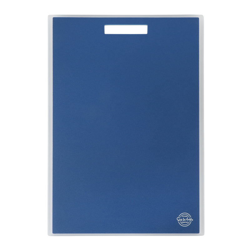 Sur la Table Kitchen Essentials Mess Hall 2pc Cutting Board Set - Egg Shell/Marine - PP - Shrink Wrap w/ Color Label