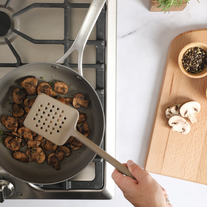 Sur La Table Kitchen Essentials Chef's Toolkit Slotted Turner - Silicone Head & Handle - Tie Card