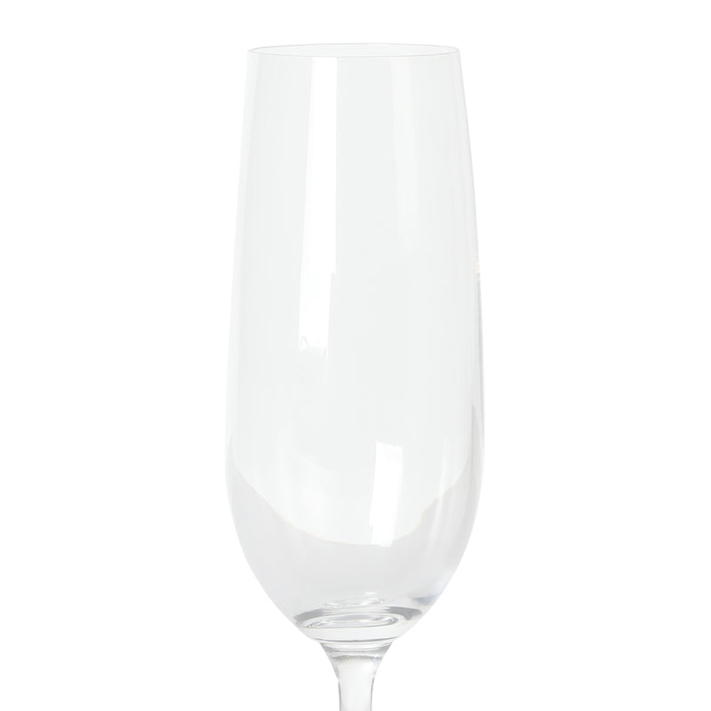 Martha Stewart Vivica 4pc 7.3oz Stemmed Flute Glass Set - Clear - Open Window Gift Box