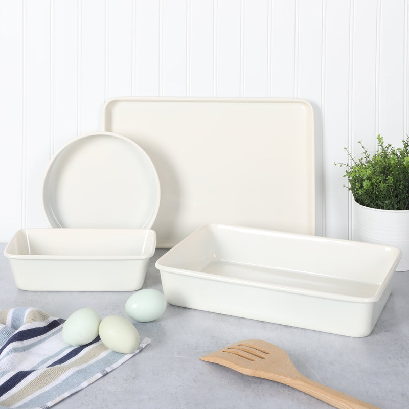 Martha Stewart Everyday Color Bake 4pc Carbon Steel Bakeware Set -Gift Box