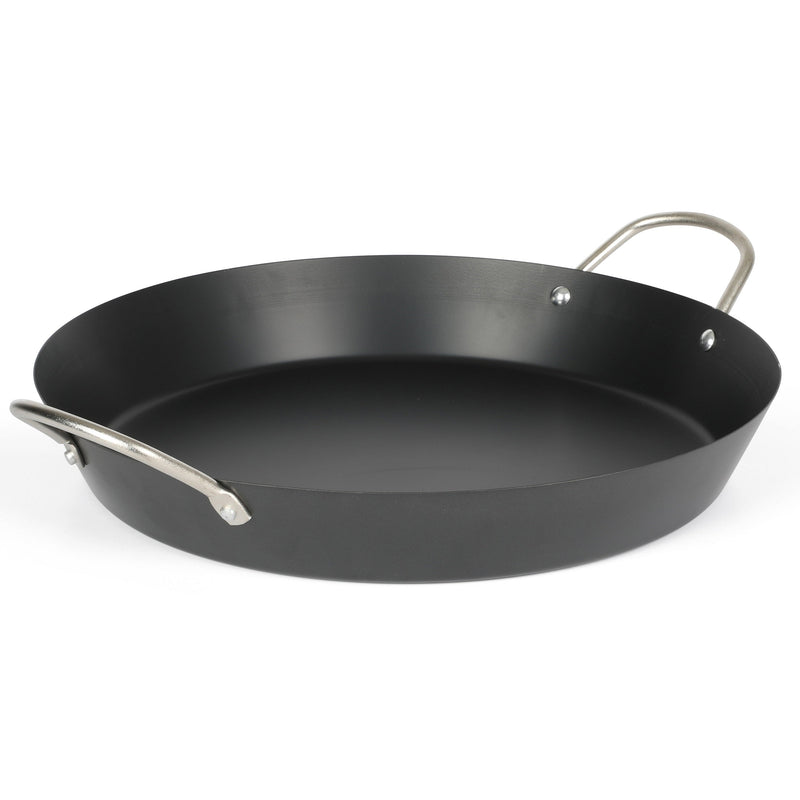 Oster Smithfire 16" Non-Stick Steel Paella Pan - Matte Black - Color Label
