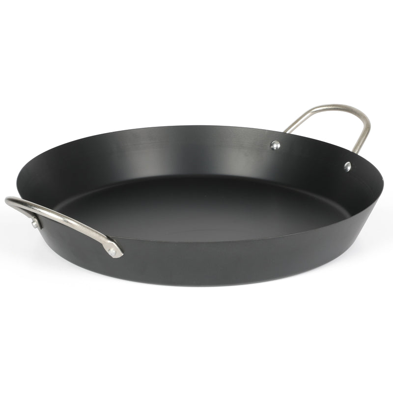 Oster Smithfire 16" Non-Stick Steel Paella Pan - Matte Black - Color Label