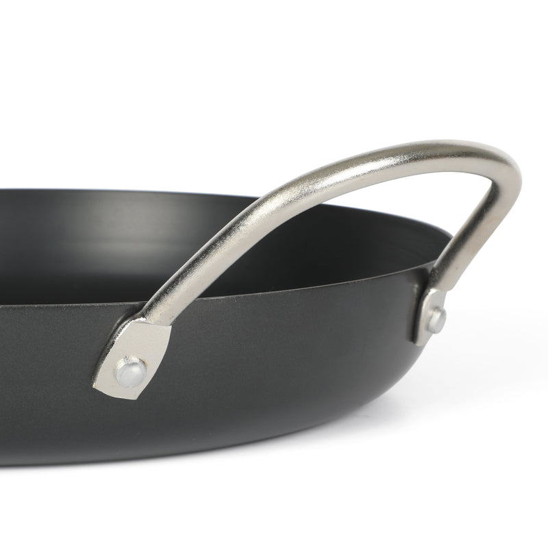 Oster Smithfire 16" Non-Stick Steel Paella Pan - Matte Black - Color Label