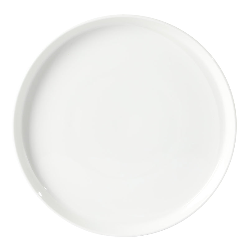 Gibson Home Snowscape 12pc Stackable Dinnerware Set - White - Fine Ceramic - Gift Box