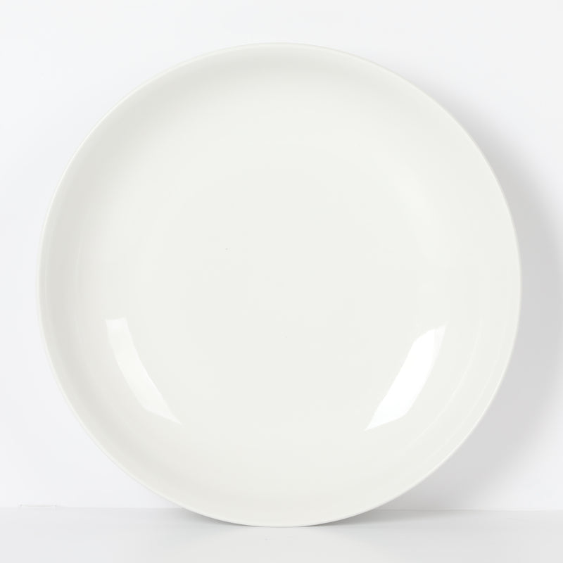Gibson Home Great Essentials - 2pc 11" Serving Bowl Set - White - Fine Ceramic - 4-Way Color Sleeve