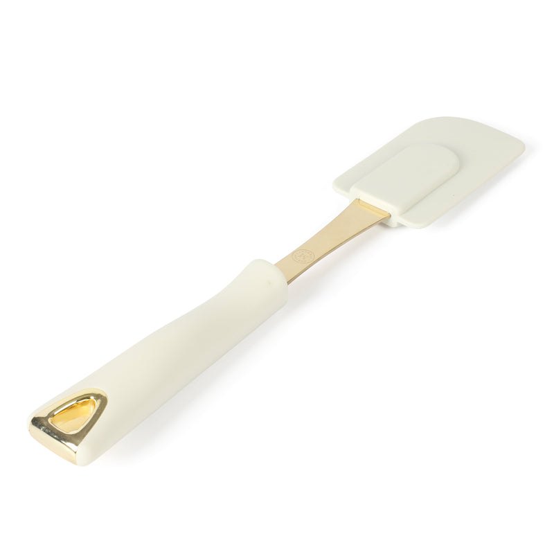 Martha Stewart Lockton 5pc Kitchen Tool Set - Linen - Gold Stainless Steel & Nylon Head - PP & Gold Stainless Steel PVD Handle - Gift Box w/ Remailer