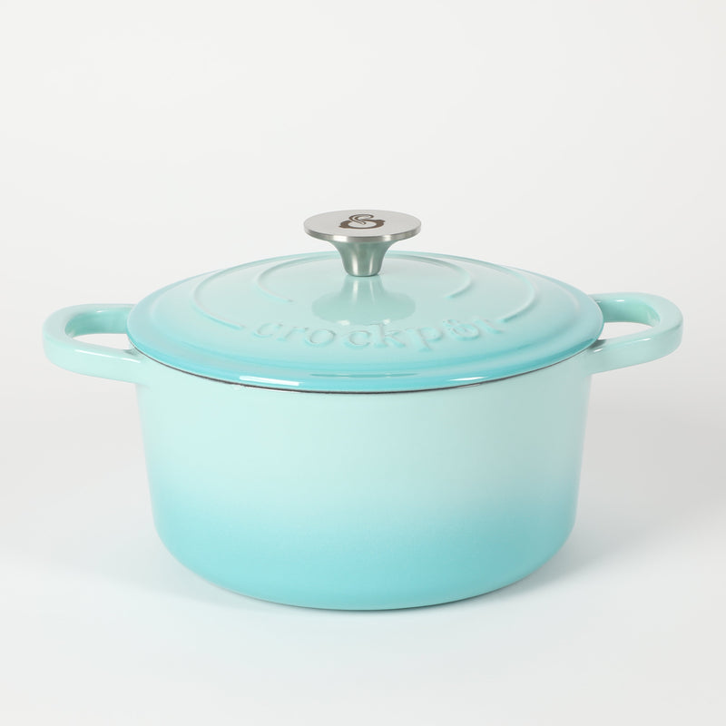 Crock-Pot Artisan 3qt Enamel Cast Iron Dutch Oven w/ Lid- Round - Color Sleeve w/ Remailer