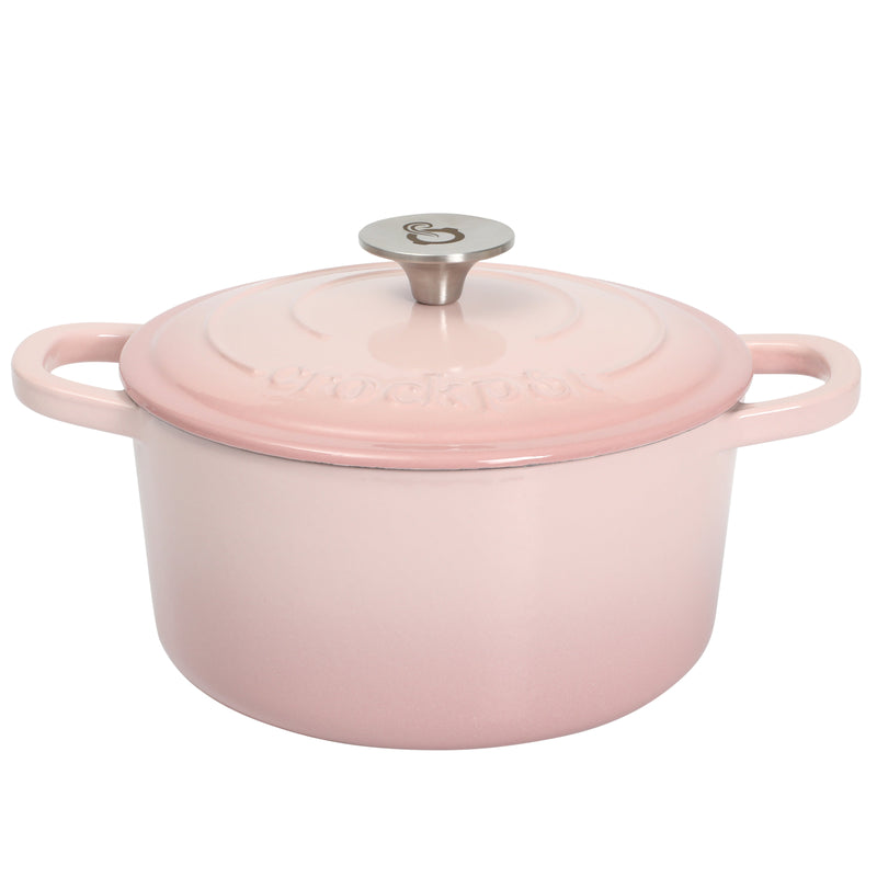 Crock-Pot Artisan 3qt Enamel Cast Iron Dutch Oven w/ Lid- Round - Color Sleeve w/ Remailer