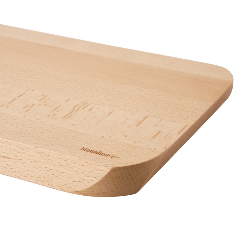 Bloomhouse Lake Como 16" Oil Coated Beech Wood Cutting Board - Color Sleeve w/ Remailer