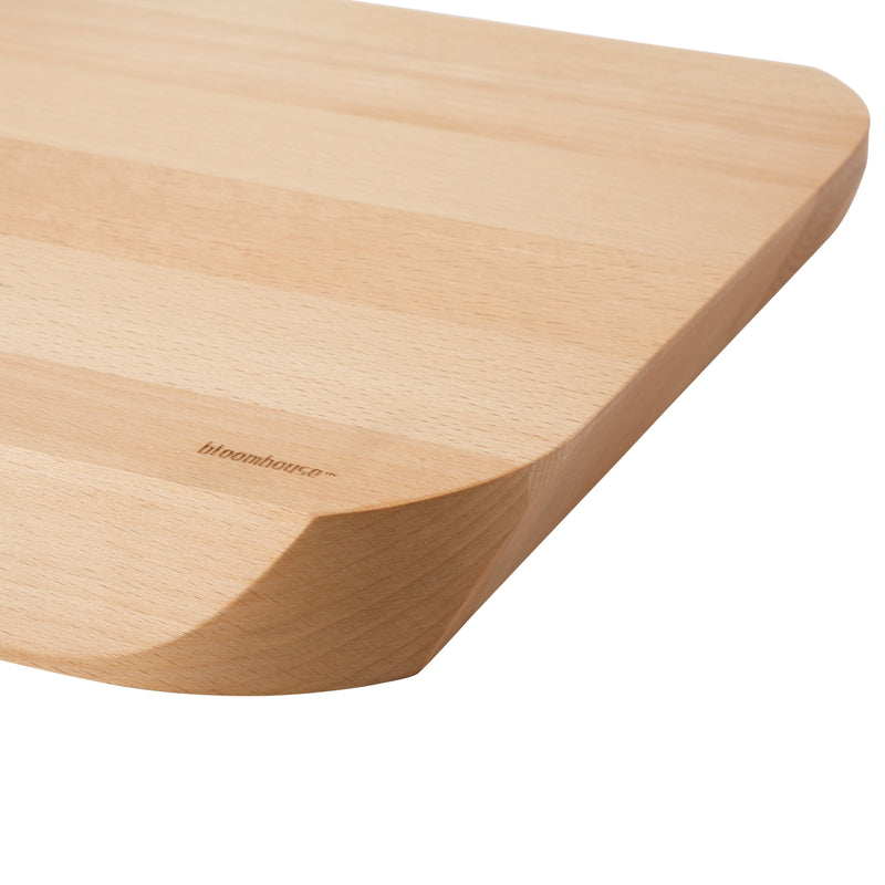 Bloomhouse Lake Como 24" Cutting Board - Oil Coated Beech Wood - Color Sleeve w/ Remailer