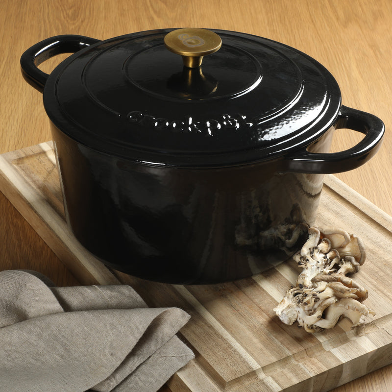 Crock-Pot Artisan 7qt Enamel Cast Iron Dutch Oven w/ Lid - Gift Box