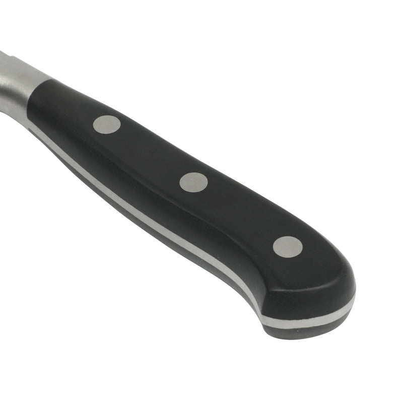 Martha Stewart Carverton 6" Stainless Steel Cleaver - Black - Traditional Shape - ABS Forged Handle - Gift Box w/ Remailer